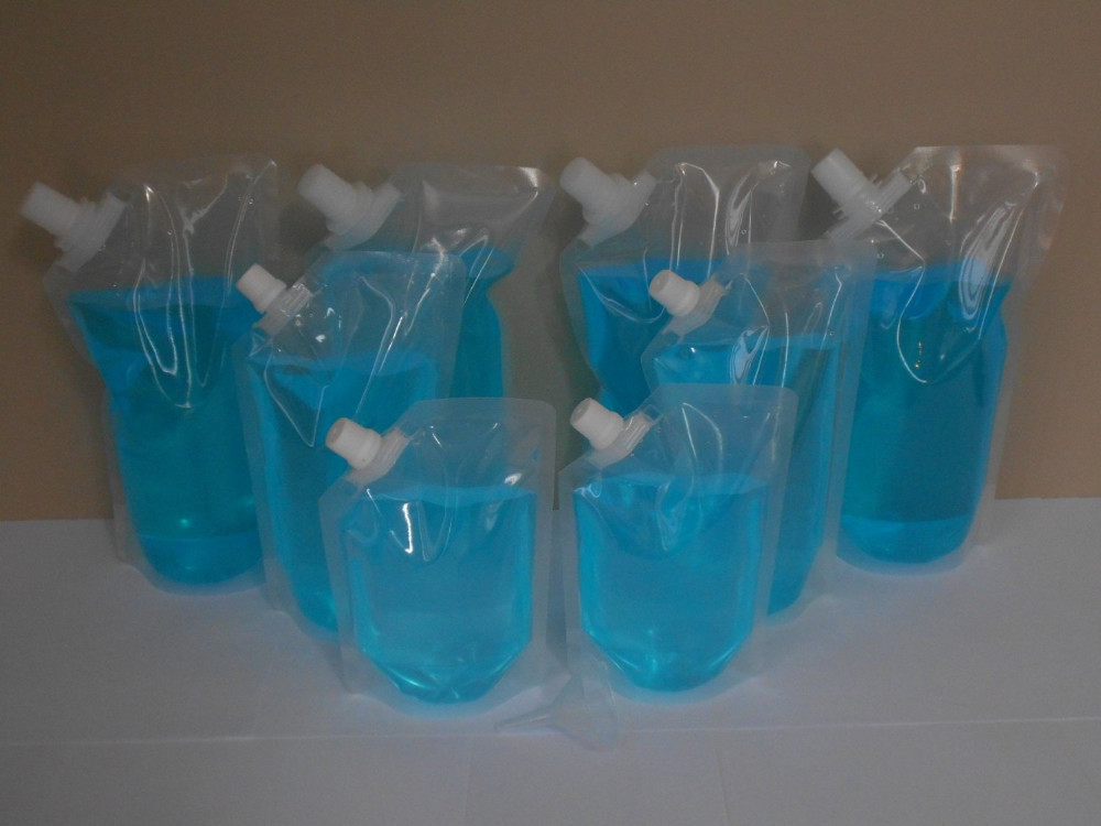 Food Grade Cruise Flask Pouch Wine Runner Spout Bag Bpa Free Plastic Flasks