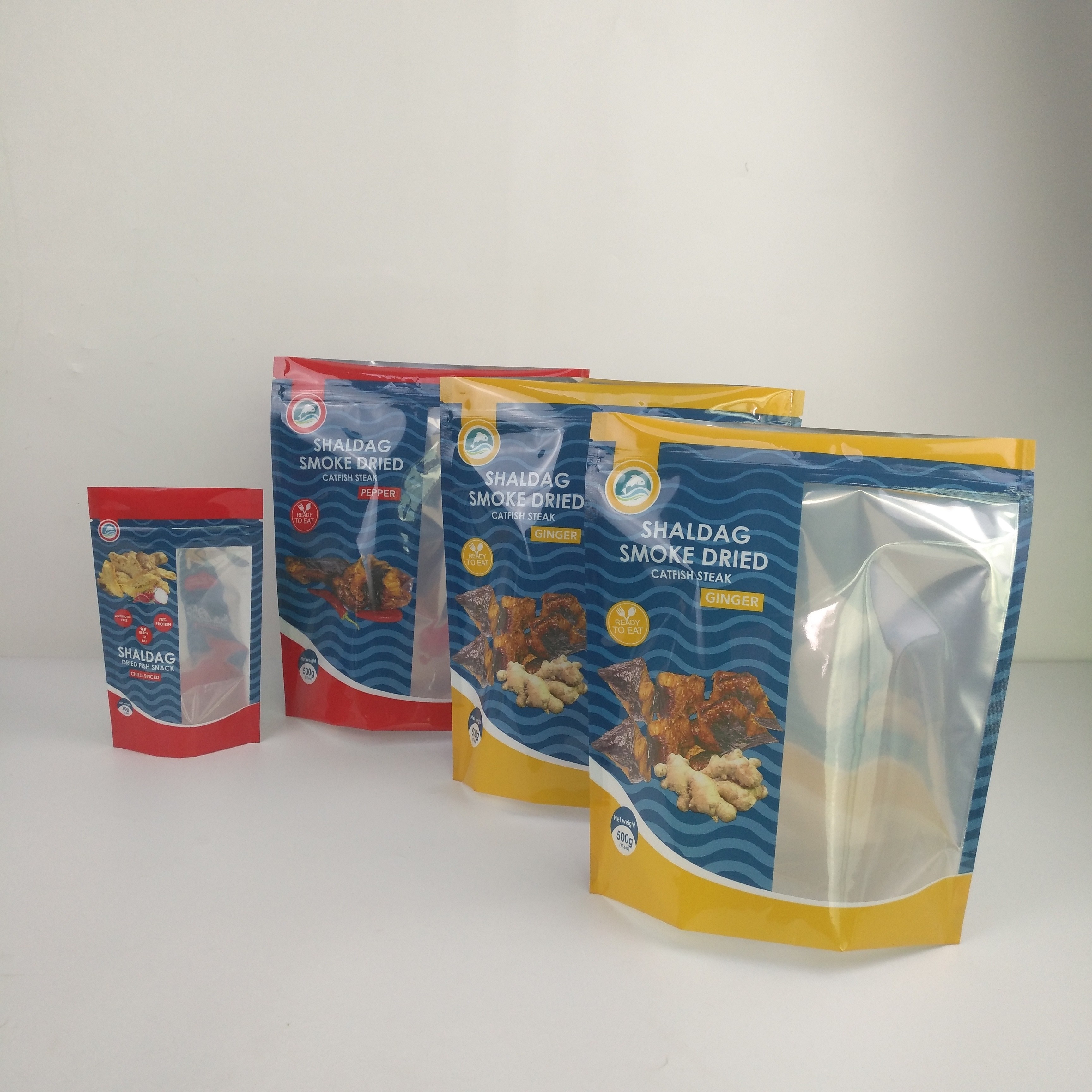 Stand Up Foil Ziplock Mylar Food Storage Bags Moisture Proof Smell Proof For Snack