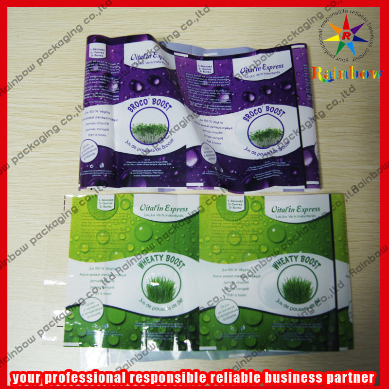 PET Automatic Heat Shrink Wrap Sleeves Customized For Bottles Packaging