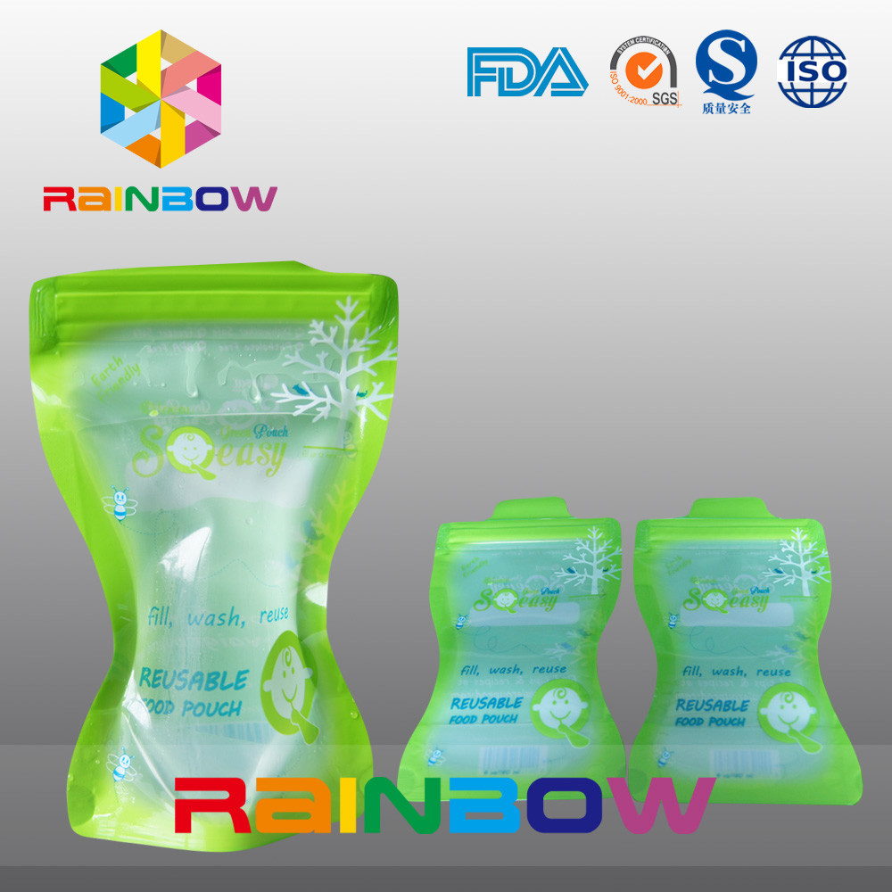 Liquid Spout Pouch Packaging , stand up baby pouch with spout