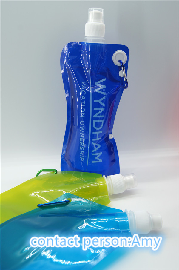 Promotion PET / PE Spout Pouch Packaging with resealable zipper