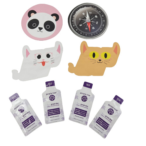 Custom Printed Die Cut Mylar Bags 1g 3.5g 7g 14g 28g Child Resistant For Cookie Candy