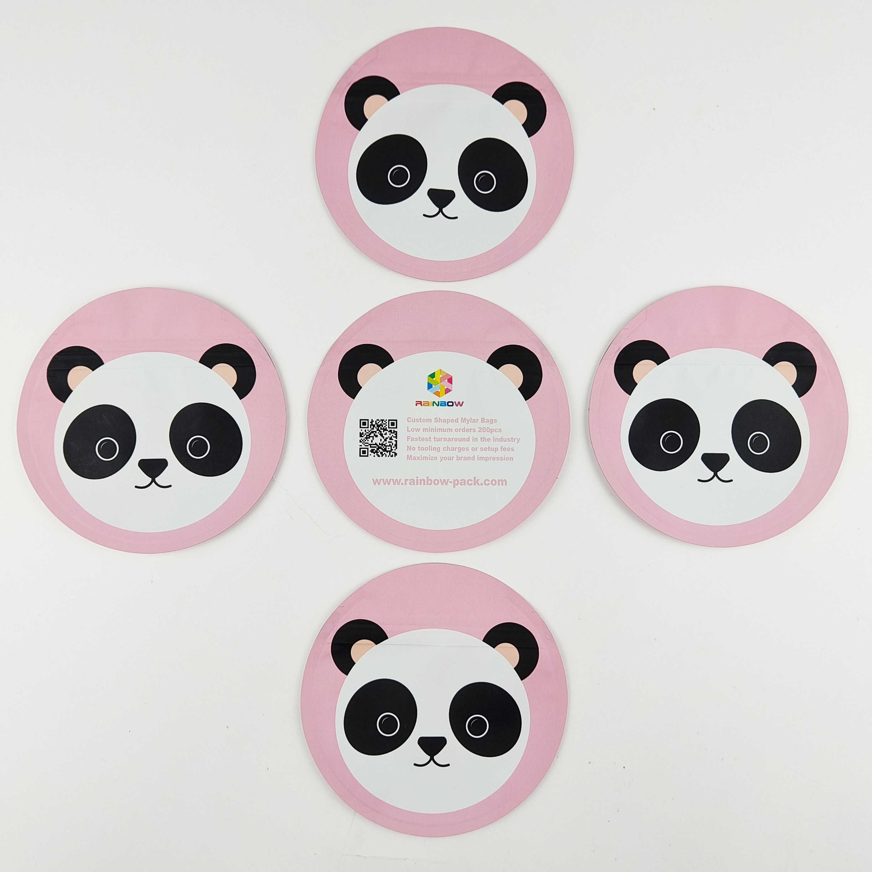 3.5g 7g Edible Candy Special Shaped Bag Irregular Smell Proof Die Cut Mylar Bags