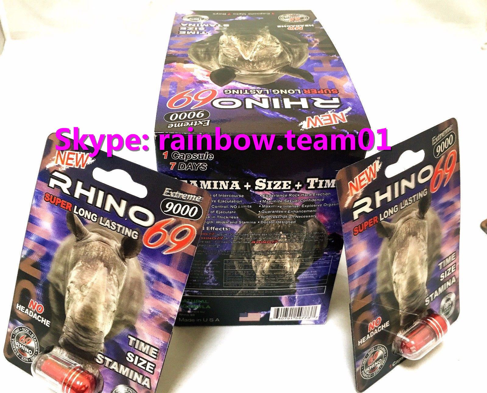 Male Sexual Performance Medicine Bubble Packs / Custom Blister Packaging