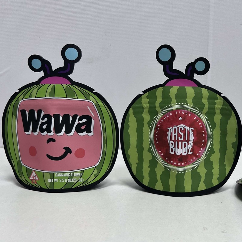 Plastic Foil Herbal Incense Packaging Mylar Bag Stand Up Pouch Cannabis Flower