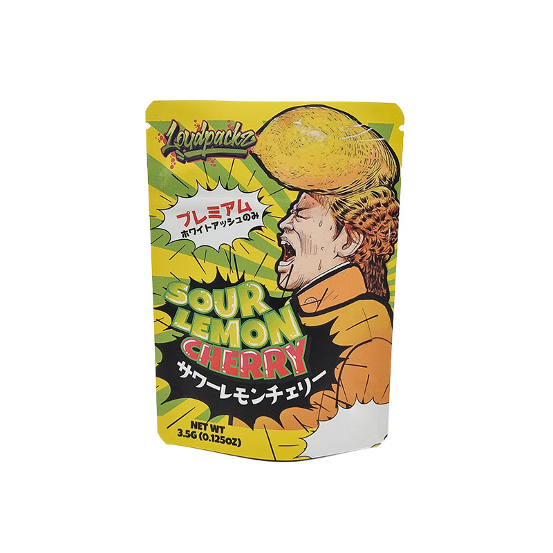 Stand Up Snack Food Plastic Bag Zipper Mylar Pouch Packaging Candy Cookie