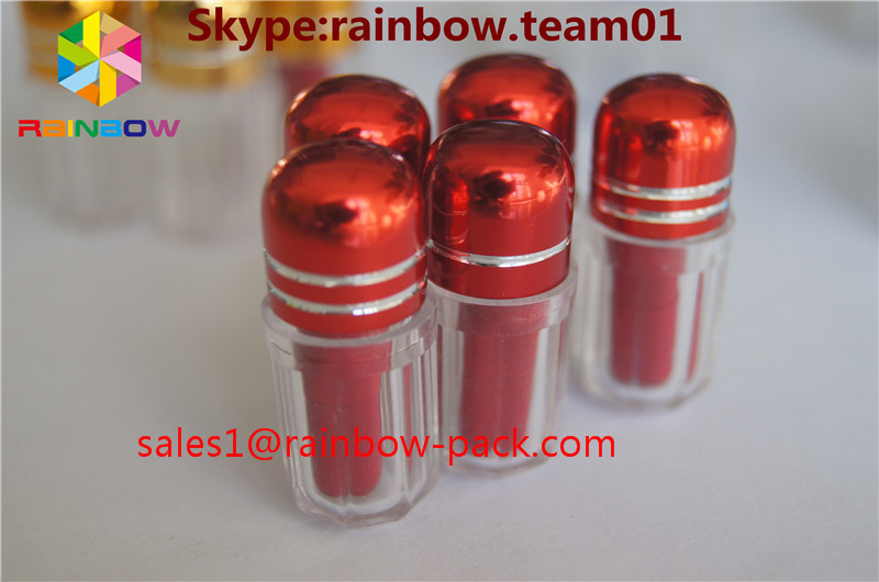 Small sex  empty medicine bottles with aliminum foil cap , bullet shell casing