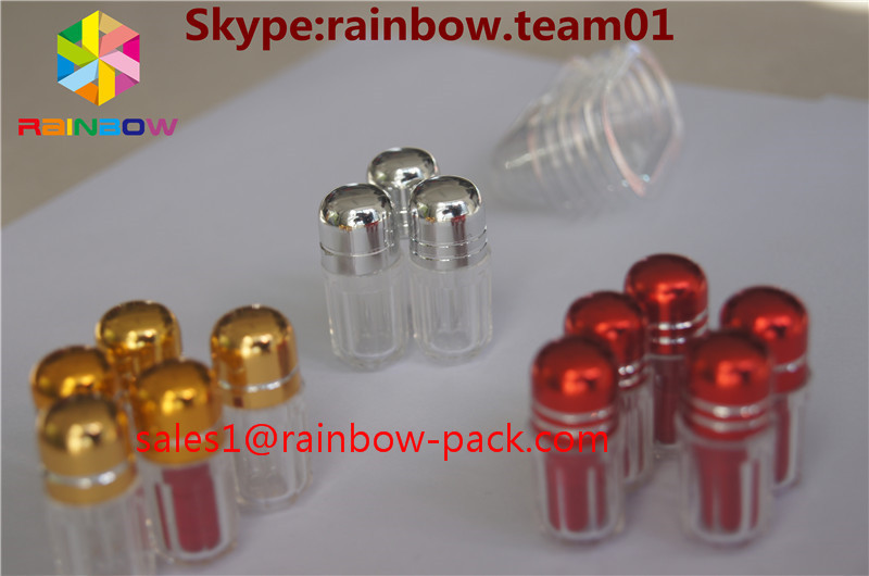 Hexagonal Shape Plastic Pill Bottles Empty Capsule Bottle For Single Pills