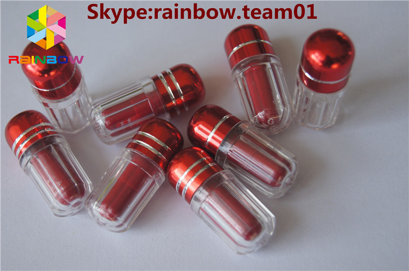 empty plastic capsules metal cap blister rhino7 & rhino 25 empty color