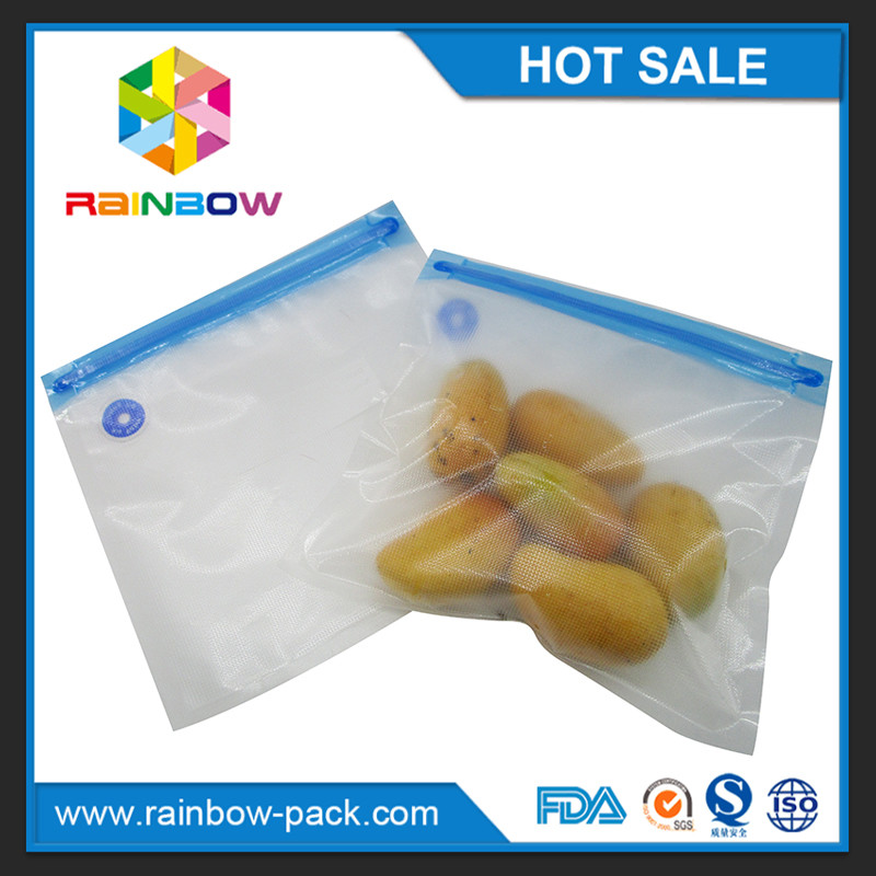 custom  food grade resealable smell proof vacuum sealed zipper bag with valve  and double zipper reusable folding bags