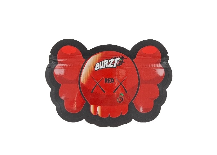 Custom Logo Printed Plastic Smell Proof Pouch 0.125oz 1oz Ziplock Edible Mylar Bag