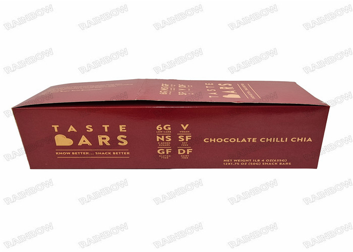Candy Dry Fruit Chocolate Custom Printed Packaging Counter Display Paper Boxes OEM