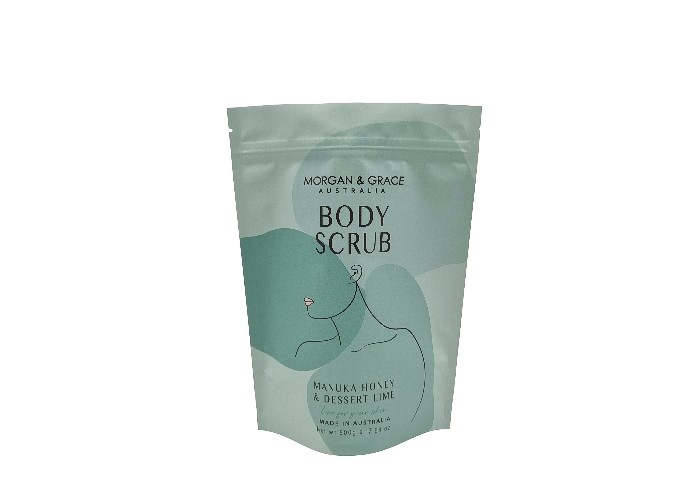 Digital Printing Custom Stand Up Bag Waterproof Packaging Bag For Body Scrub