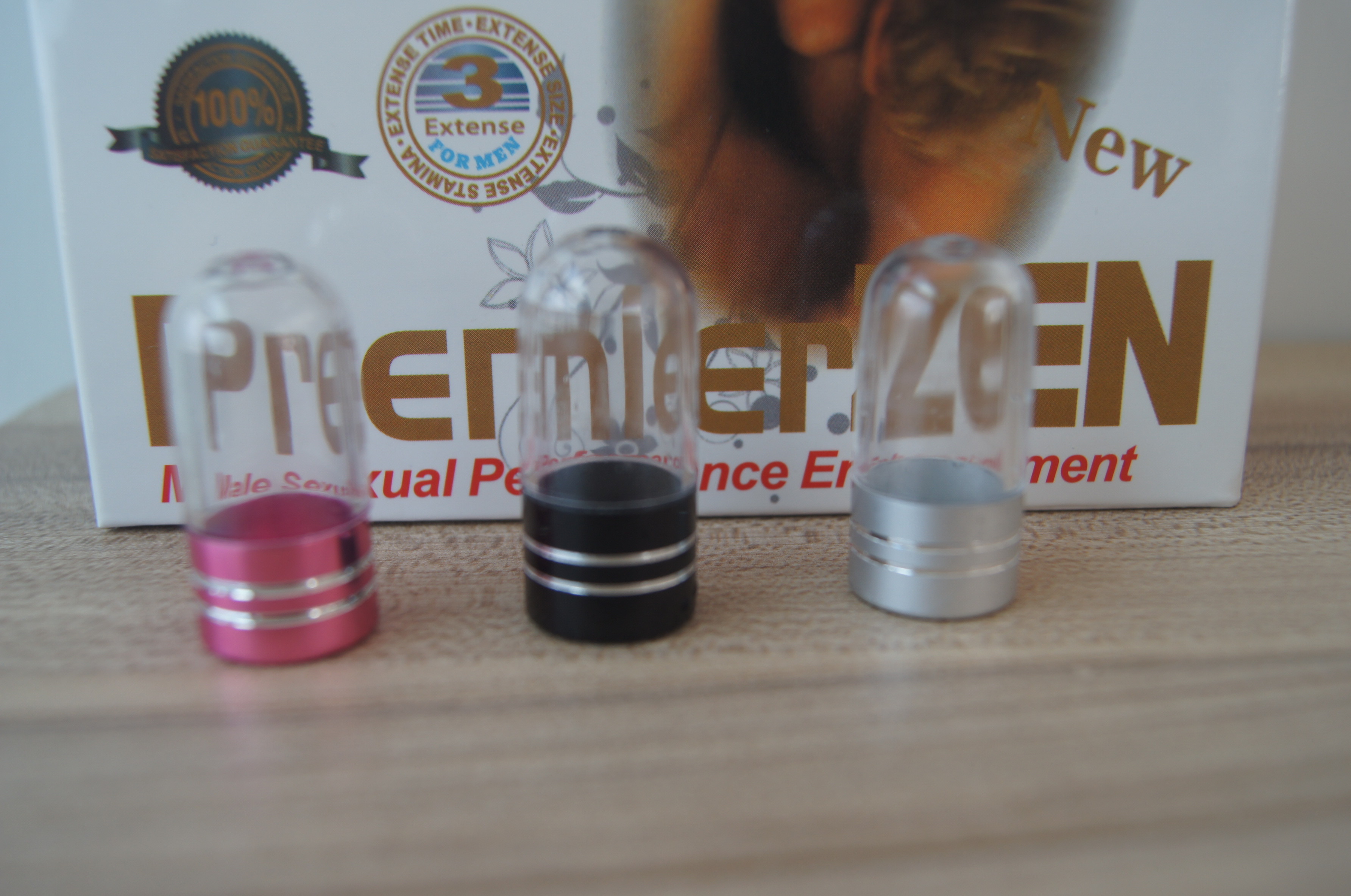 Empty Plastic Pill Bottles Capsule Shape Container Buttle PremierZen 3d Cards Packging