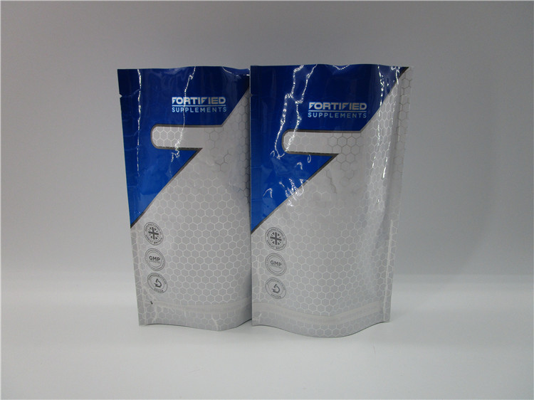 nutrition supplements protein powder packaging stand up pouch / foil packets