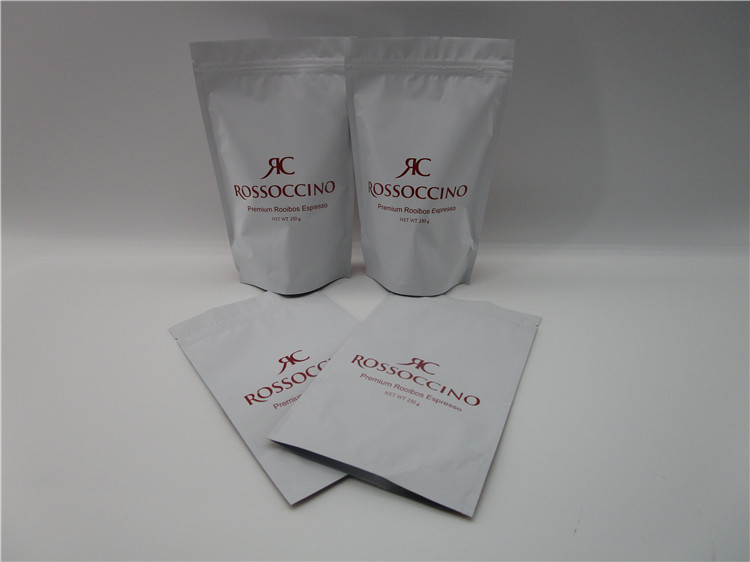 Coffee Valve Protein Powder Packaging Matt Foil Zip Lock Bag Stand Up Pouch bag
