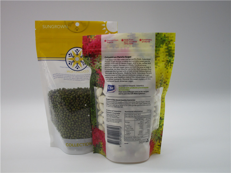 nutritional supplement packaging bag food foil mylar bag with zipper lock for protein powder