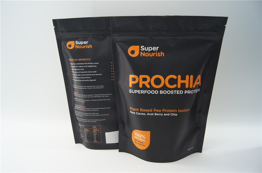 600g 1kg OEM Zipper Food Packaging Bag Brown Kraft Paper Bag With Window / Zipper