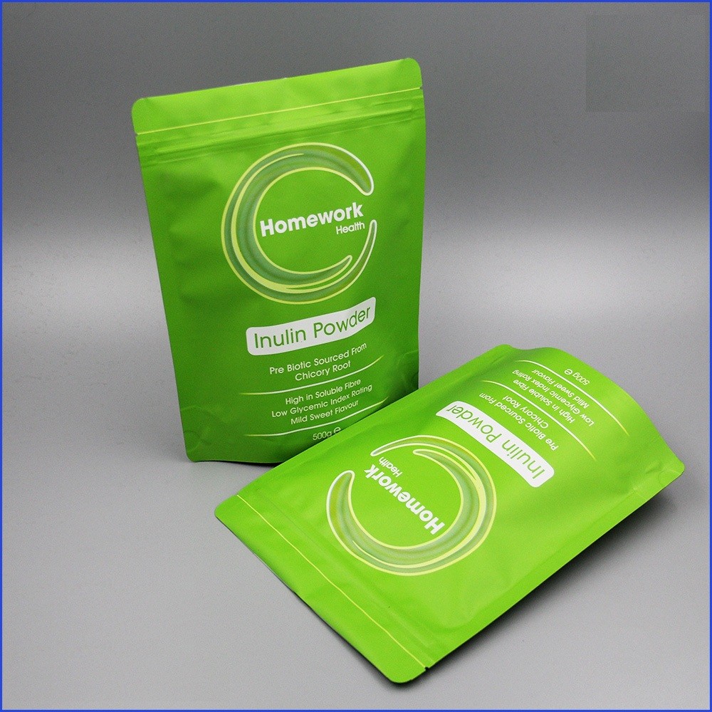 Reusable Zip Coffee Bags Valve Foil Lined Stand Up Coffee / Tea / Powder Packaging Pouch