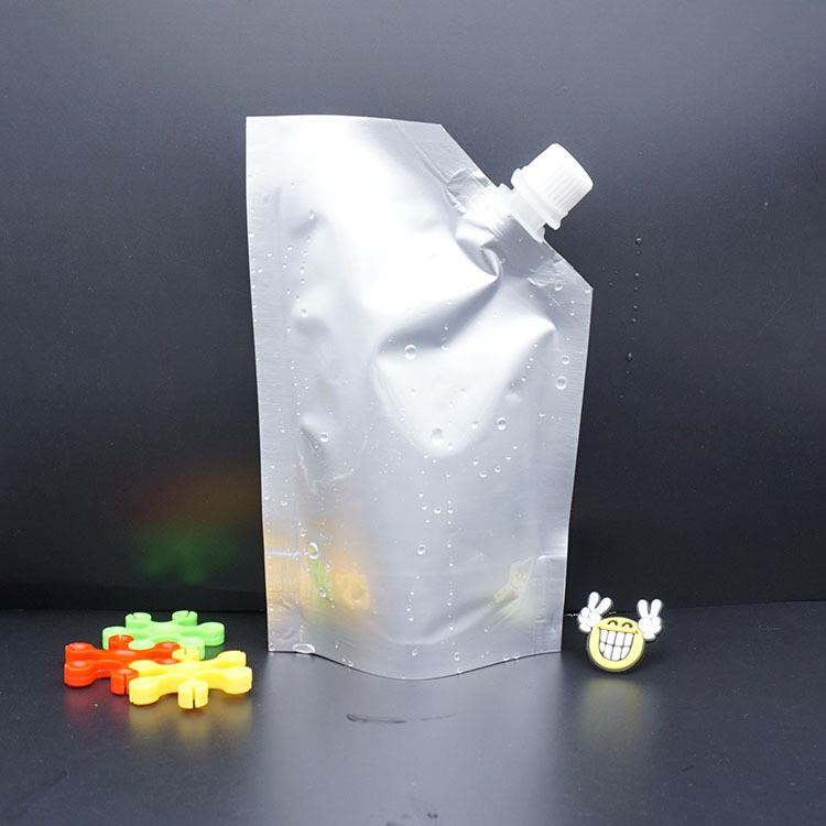 Leak Proof Squeeze Breeze Food Spout Pouch Packaging Stand Up With Double Zipper