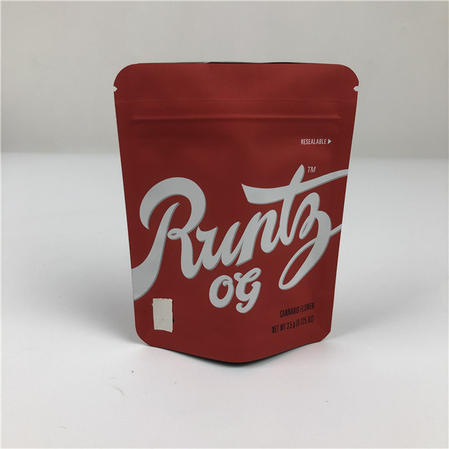 Custom Printed Stand Up Childrpoof Ziplock Snack Pouches Food Packaging Bag