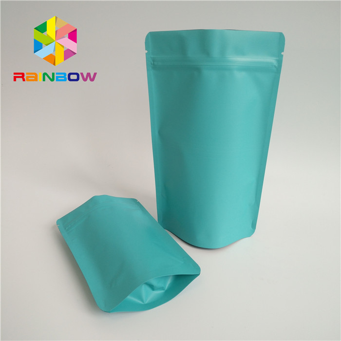 Natural Green Tea Bags Packaging Matte Surface Self Standing k