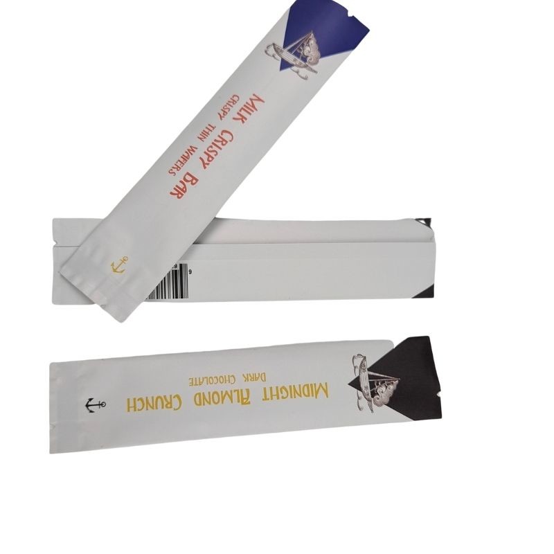 Easy Tear Energy Bar Stick Packaging Plastic Foil Bag Customized Chocolate Bar Wrappers For Protein Bar