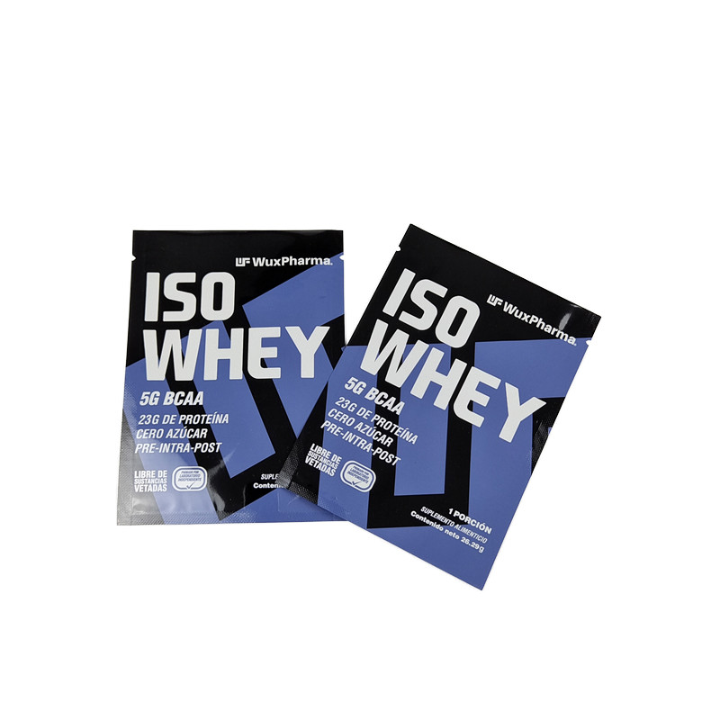 Three Side Seal Foil Pouch Packaging Keep Your 10g Supplement Power Sample Packets