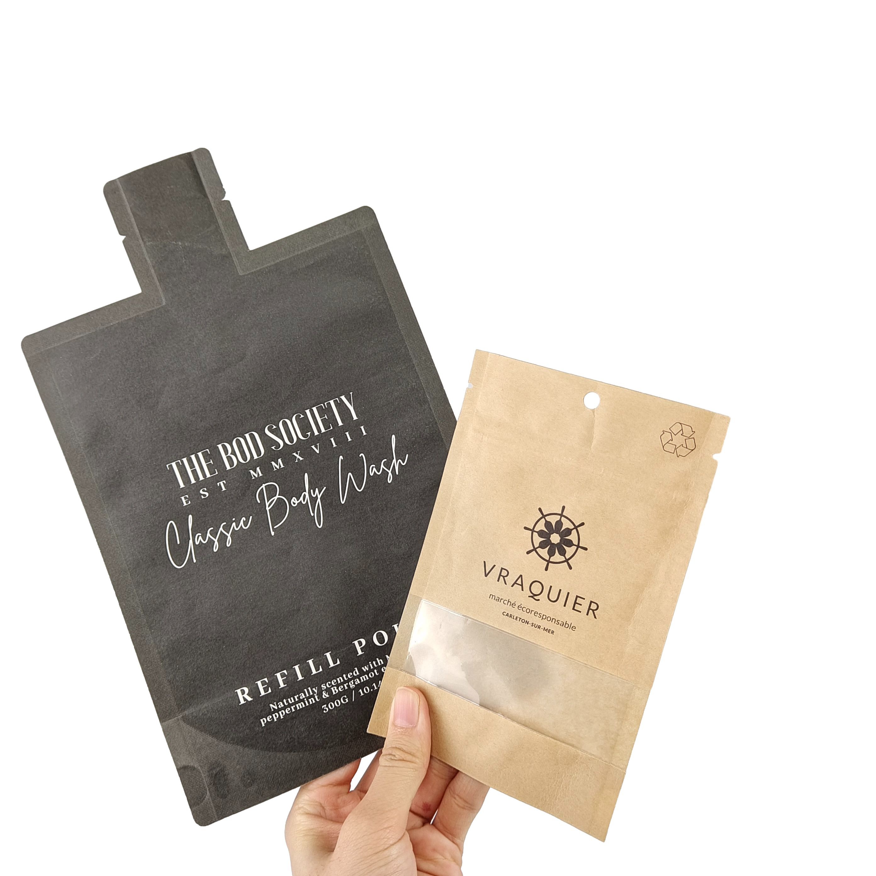 Flat Smellproof Metallic Foil Nut Mylar Heal Seal Bags Pouch Frosted Window Texture With Hang Hole Three Side Seal Bag