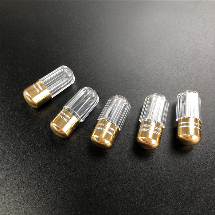 Octagon Style Plastic Medicine Container With Metal Spout For Male Enhancementl Pills