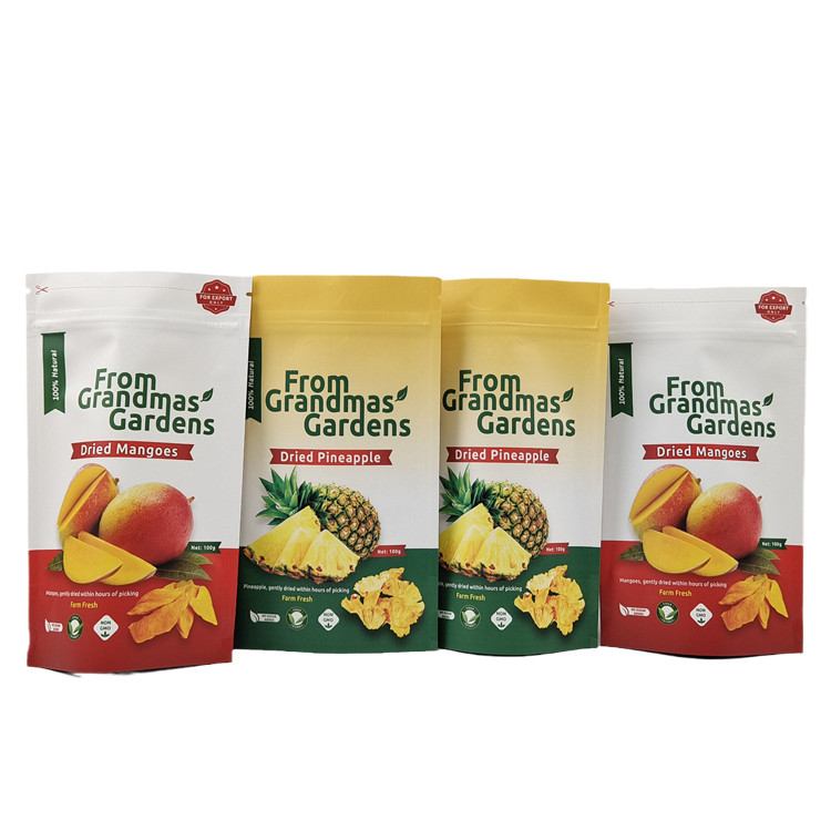 Customized Logo Kraft Paper Stand Up Pouch Food Grade Biodegradable Smell Proof Bags with Logo