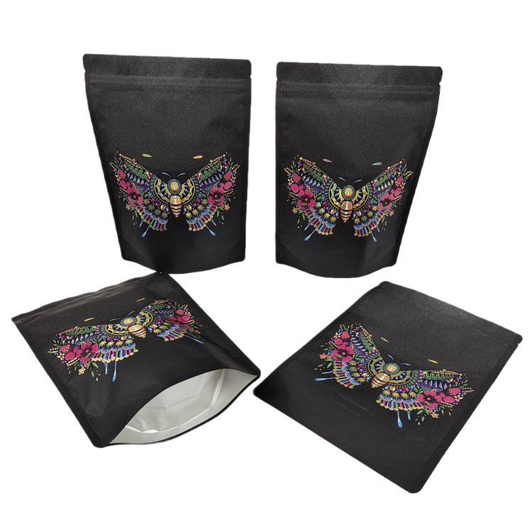 Hot Sale Customized Stand up Smell Proof Bags with Logo Digital Printing Biodegradable Resealable Mylar Bags