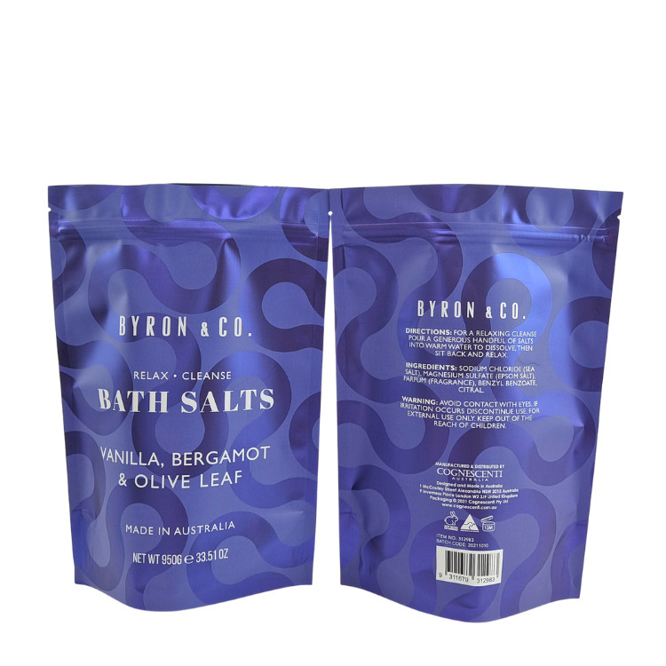 Mylar Bags For Food Kraft Paper Ziplock Stand Up Pouch