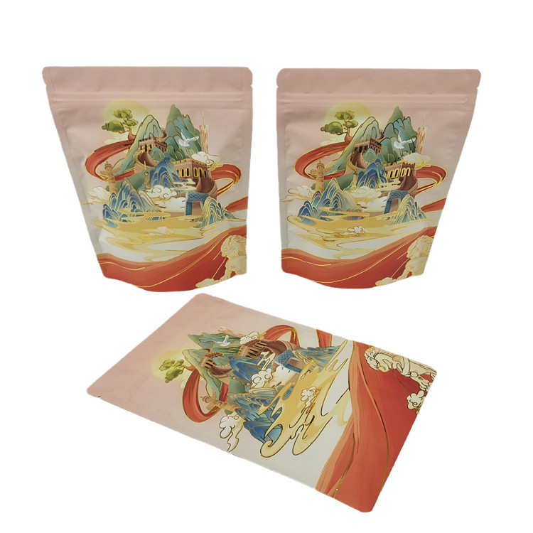 Best Selling Custom Soft Touch Mylar Bag Stand Up Aluminum Foil 3.5g Smell Proof Protein Coffee Spice Flour Packaging Po