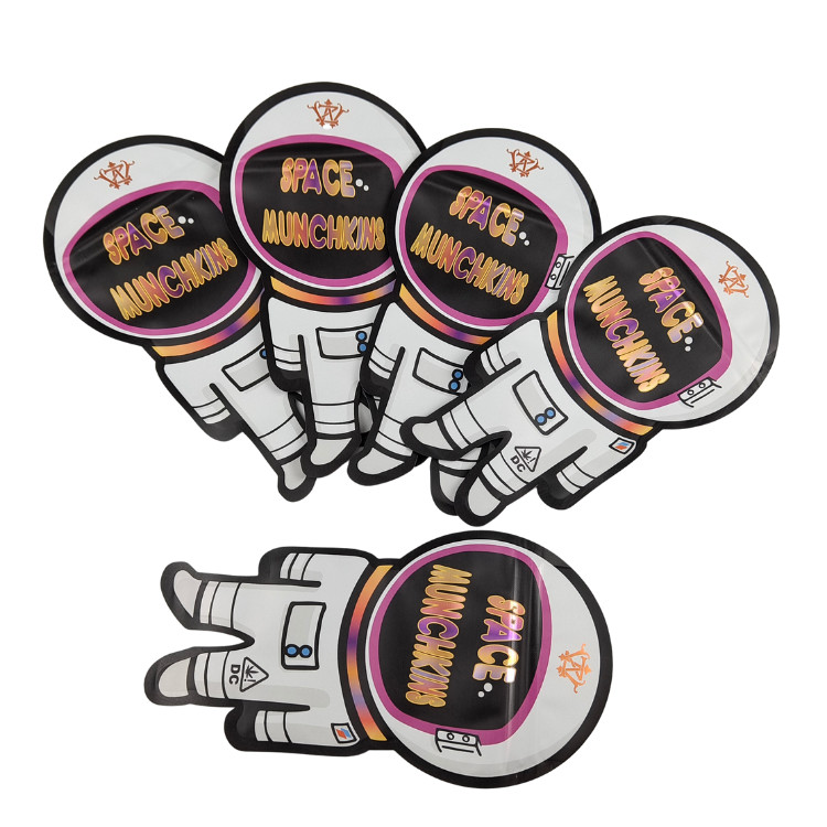 Custom Printed 3.5g 7g 14g Stand Up Pouch Gummy Edible Packaging Mylar Aluminum Foil Resistant ChildProof Zip Lock Bags