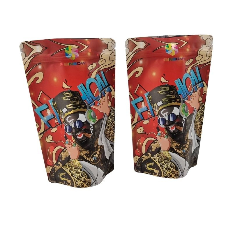 Waterproof and Sturdy Cosmetic Carrying Satchel with Stand Up Zipper