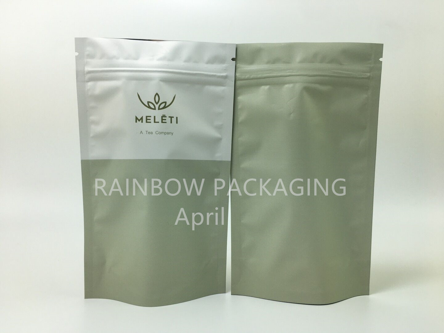 Custom Eco Friendly Kraft Paper Coffee Tea Powder Nuts Pet Food Biodegradable Zipper Mylar Paper Packaging Bag
