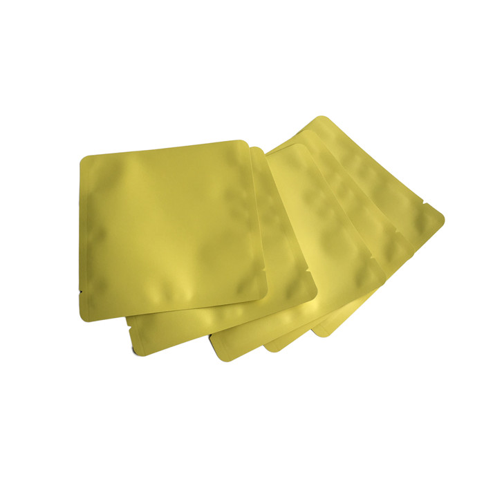 Custom Logo Food Grade Clear Front Zipper 3 Side Seal Bag For Face Mask