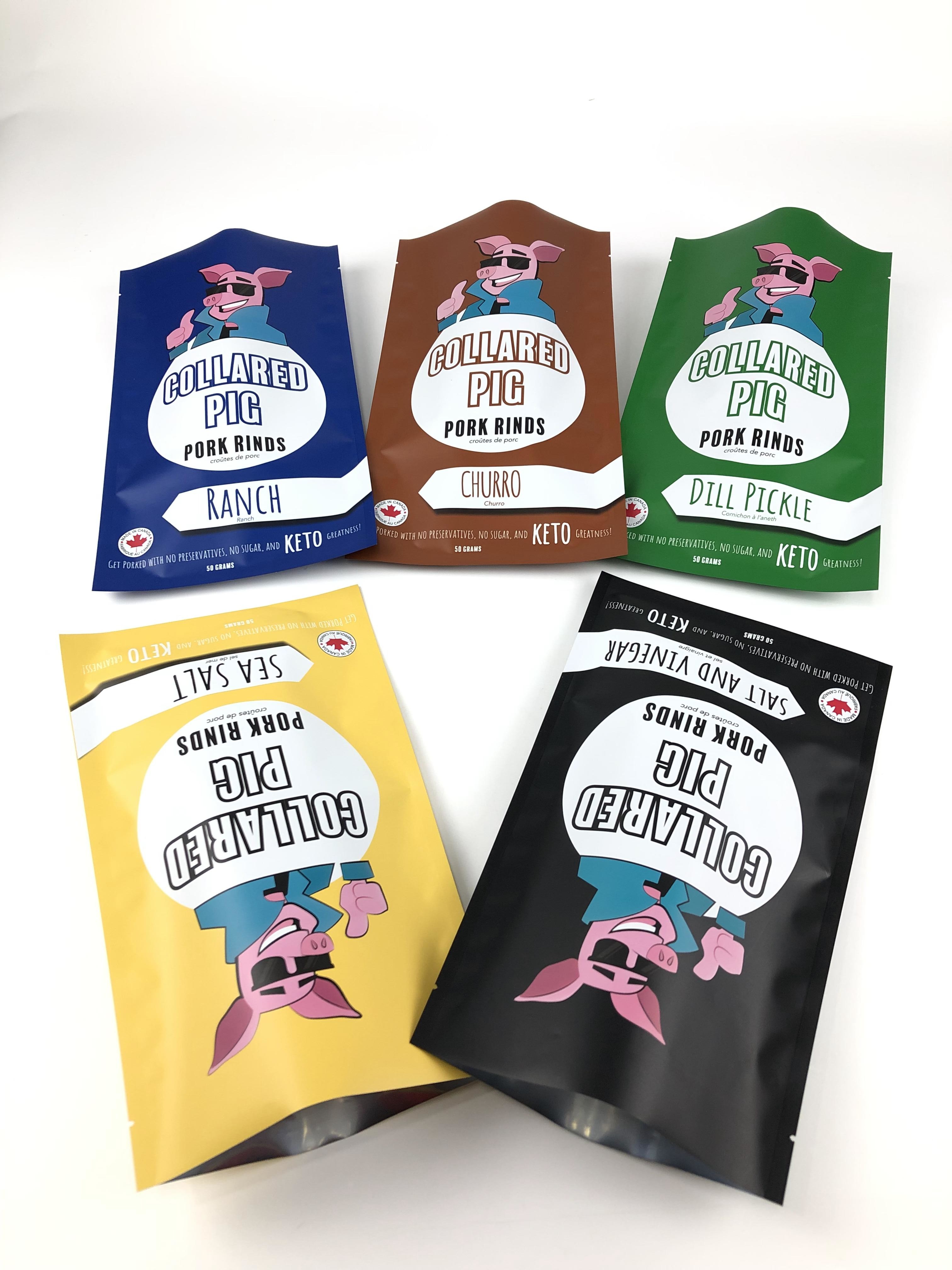 Customized Plastic Pouches Packaging with Heat Seal for Easy Sealing