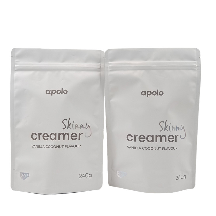 Customized Plastic Moisture Proof Stand Up Mylar Bag Tea Coffee Packaging Pouch With Holographic Effect