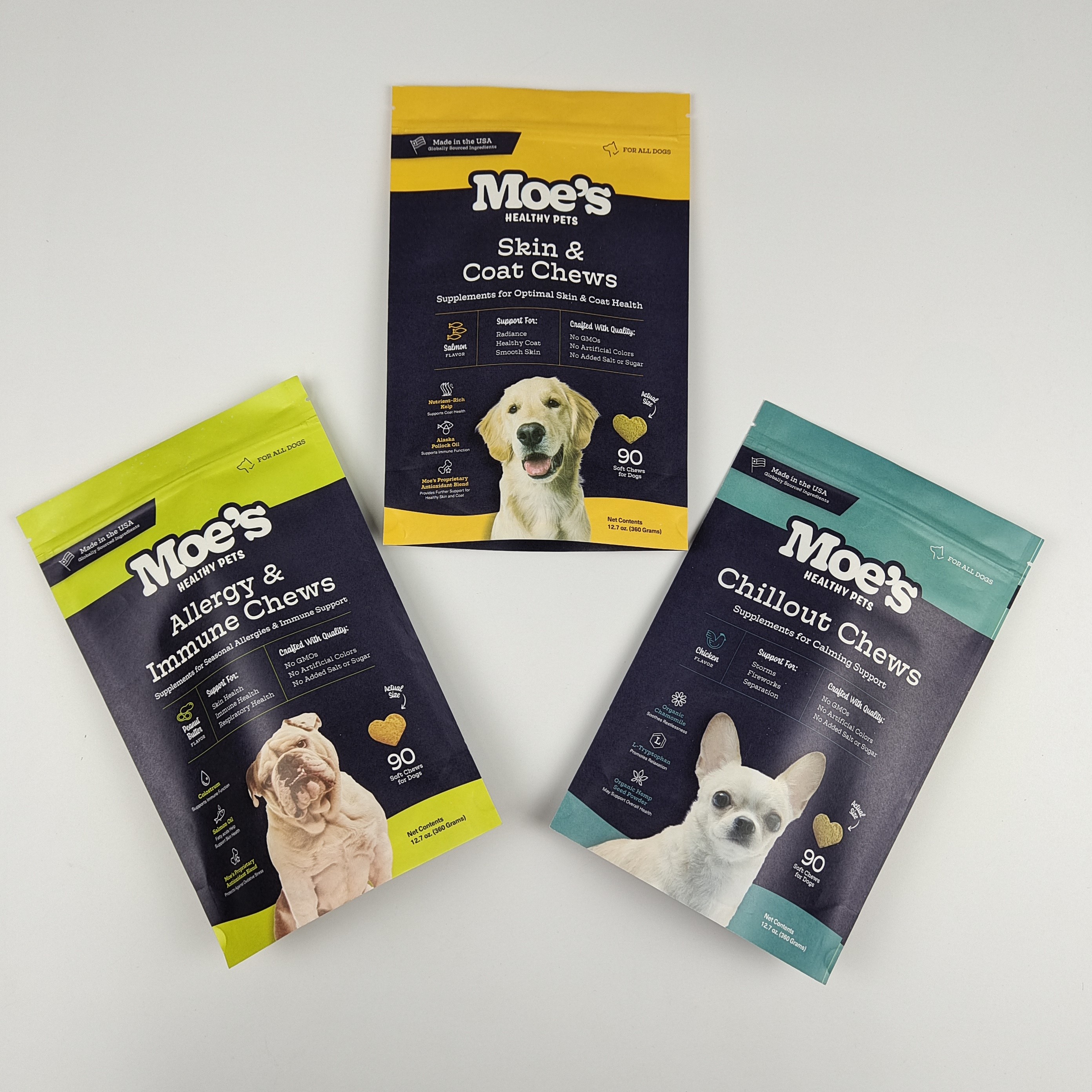 Stand Up Kraft Paper Bag With Moisture Proof Zipper For Food Flour Nut Rice Tea Spices Storage Packaging Doypacks