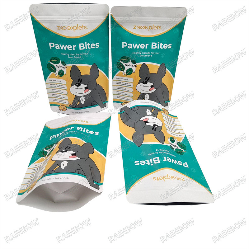 Food Grade Pet Snack Bags Matt Finish Bags for Your Pets Food