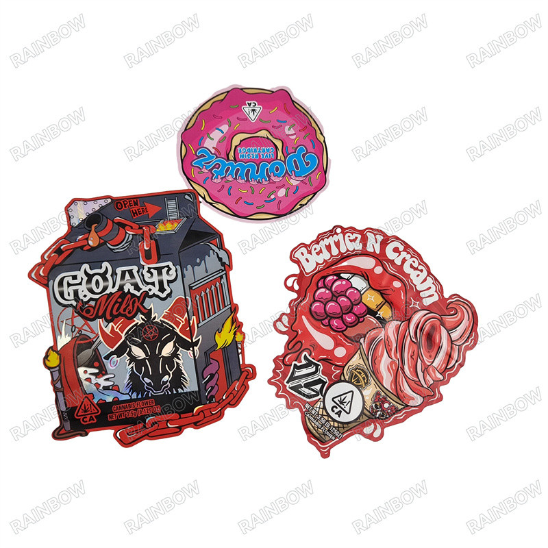 High Accuracy Digital Printing Bags for Customized 3.5g Smell Proof Die Cut Bags