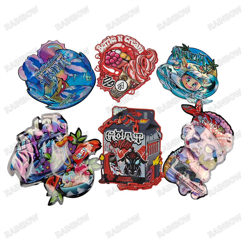 7 Working Days Production Time 3.5g Smell Proof Bags with Eco-friendly Printing Ink