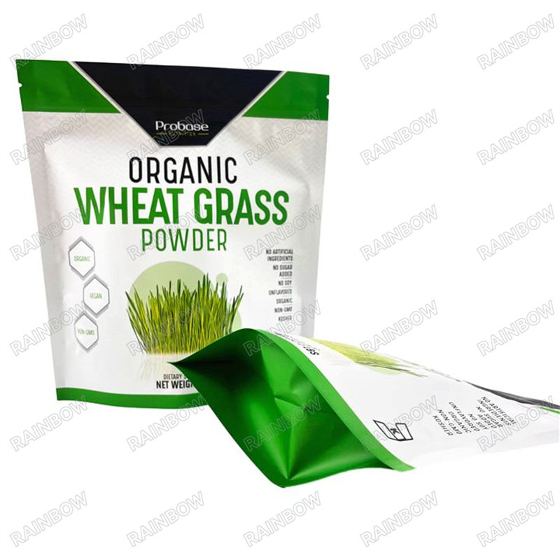 Eco Friendly Kraft Paper Bags Pla Material Zip Lock Bag With Logo Stand Up Pouch Durable High Quality Packaging Bag Stan