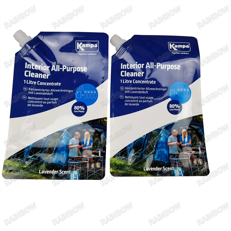 Drinking Water Plastic Liquid Pouch Packaging Reusable Plastic Food Spout Pouch