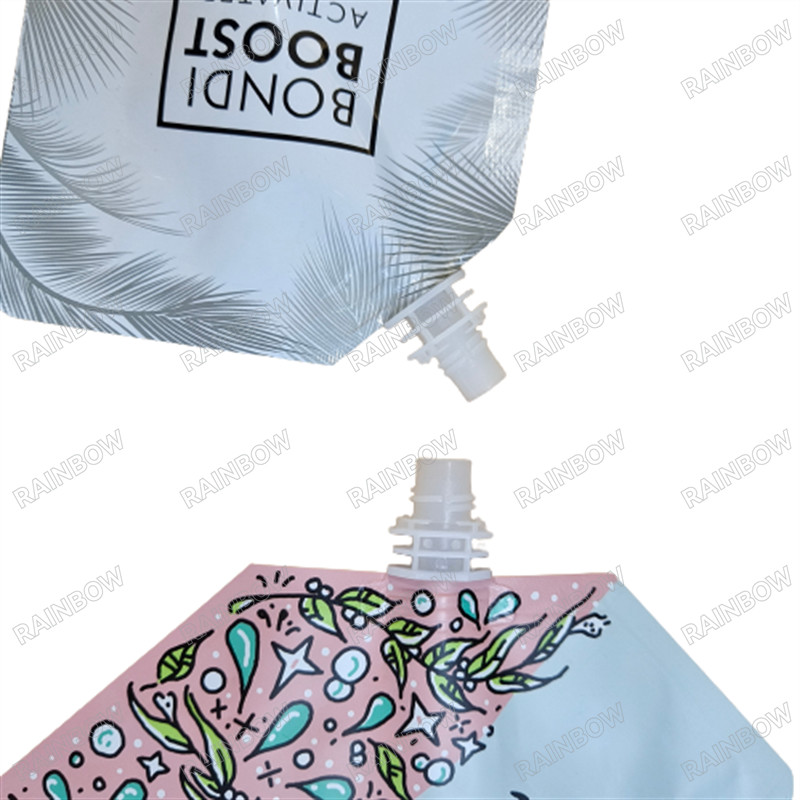 Stand Up Spout Pouch Packaging FDA Approved 500ml Organic Fermented Honey Drinks