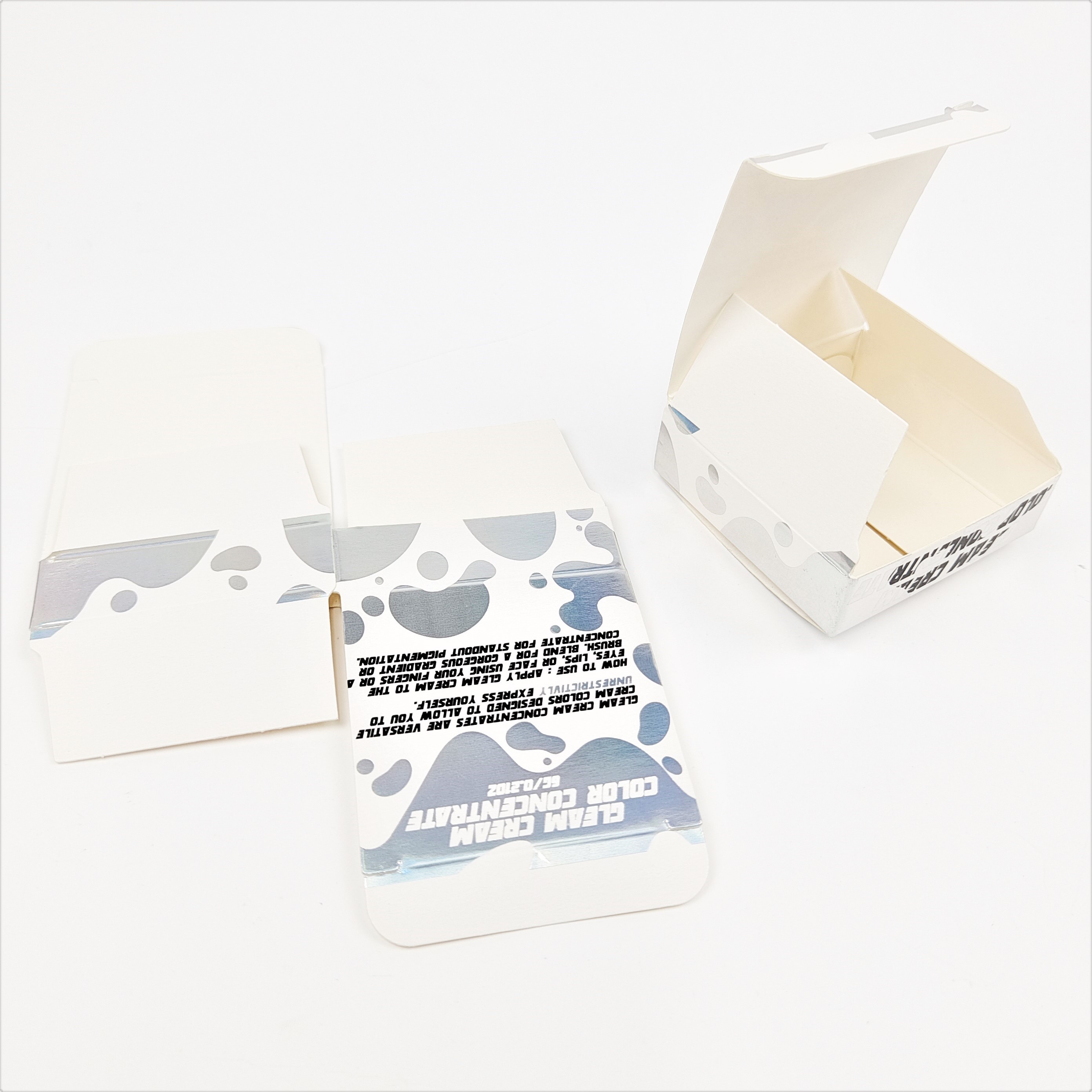 Glossy Surface Finish Folding Box Package 350g Thickness and More