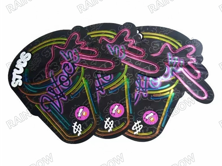 Smell Proof Herbal Incense Packaging Zip Lock Mylar CBD Oil Weed Hemp Bags Gravure Printing