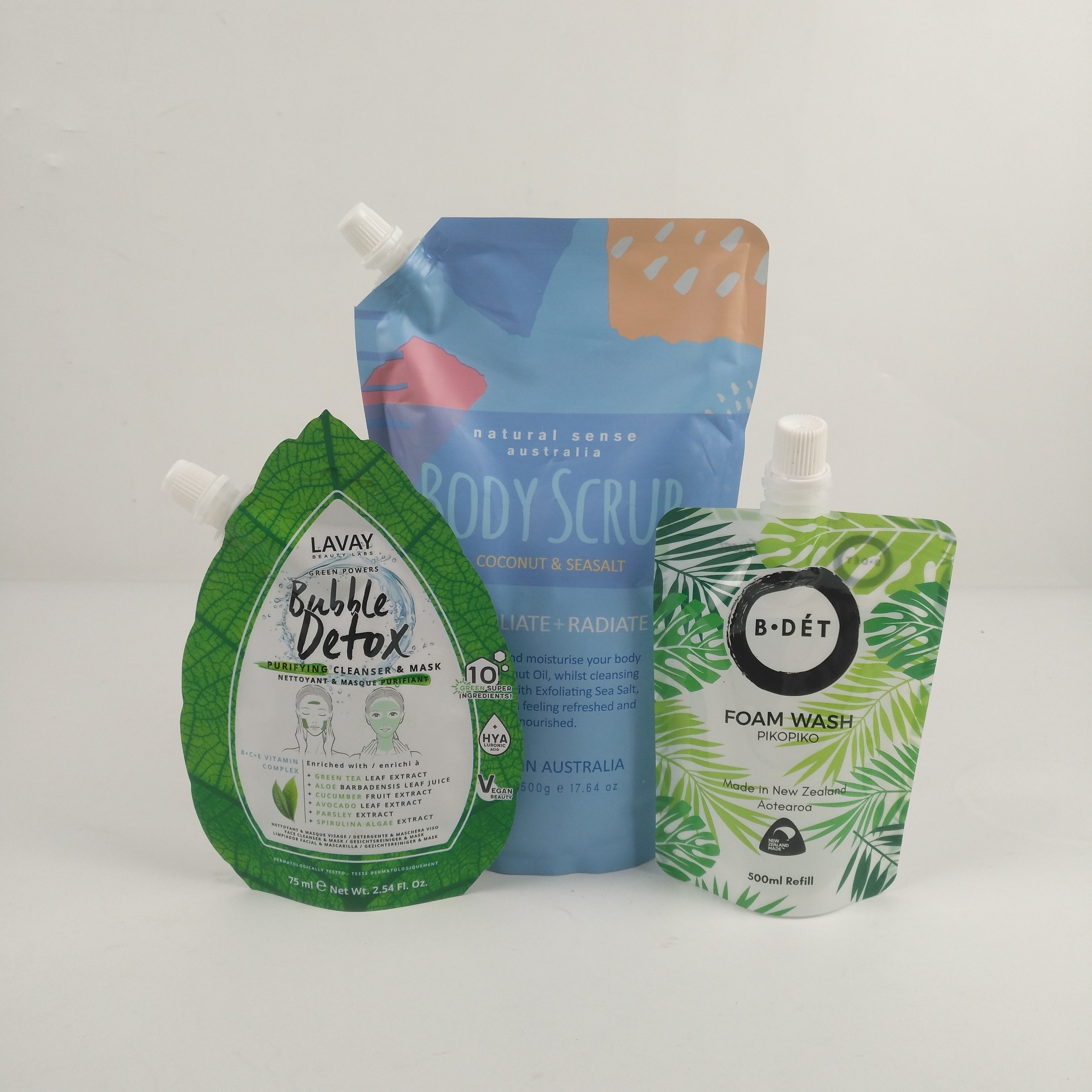 Food Stand Up Spout Pouch Packaging with Customized Logo Accepted